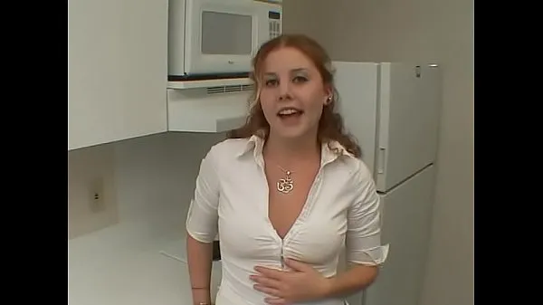 Watch She is alone at home -Masturbating in the kitchen total Tube