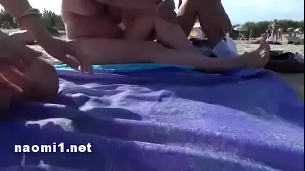 Watch public beach cap agde by naomi slut total Tube