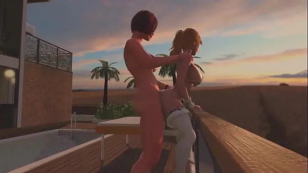 Bekijk Best futanari story. At sunset red shemale lady having sex with a young tranny blonde. Shemale woman hard fucked girl's ass, Hot Cartoon Anal Sex HPL FT 6 1 totale buis