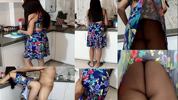 Regarder ne voudra pas dire à maman que tu m'as baisé quand je cuisinais - Beau-père Bravo profite de sa belle-fille dans la cuisine - SEE FULL VIDEOTube au total