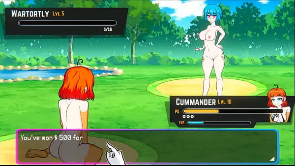 Bekijk Oppaimon [Pokemon parody game] Ep.5 small tits naked girl sex fight for training totale buis