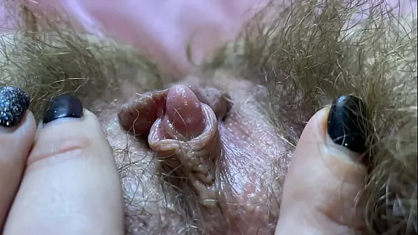 Titta på HAIRY PUSSY COMPILATION big clit closeup super bush totalt Tube