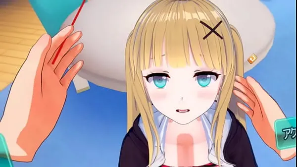 Eroge Koikatsu! VR version] Cute and gentle blonde big breasts gal JK Eleanor (Orichara) is rubbed with her boobs 3DCG anime video 合計チューブを見る