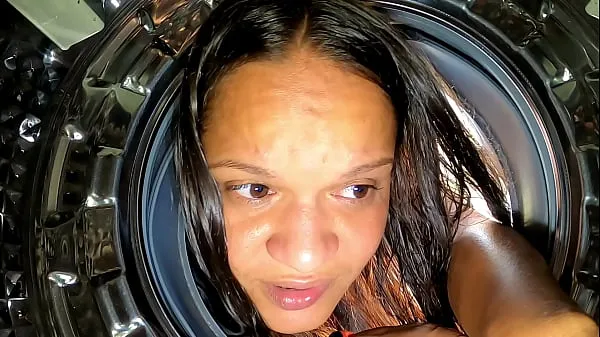 Watch Stepmother gets stuck in the washing machine and stepson can't resist and fucks total Tube