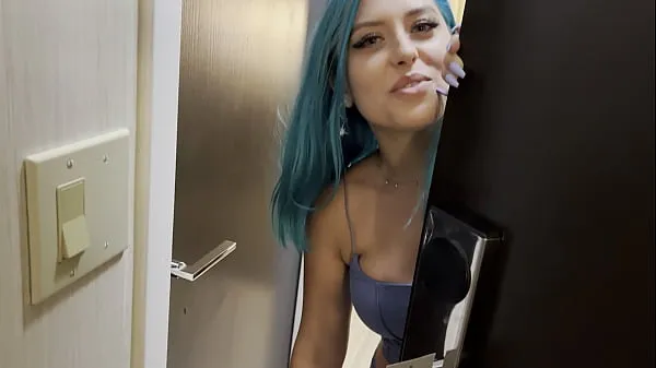 Watch Casting Curvy: Blue Hair Thick Porn Star BEGS to Fuck Delivery Guy total Tube