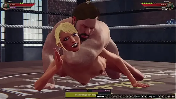 Se Ethan vs Monica (Naked Fighter 3D totalt Tube