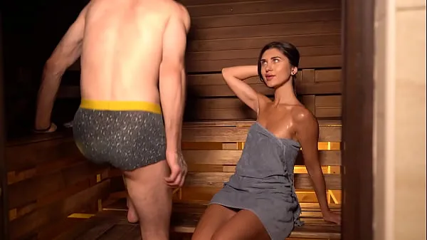 Watch It was already hot in the bathhouse, but then a stranger came in total Tube